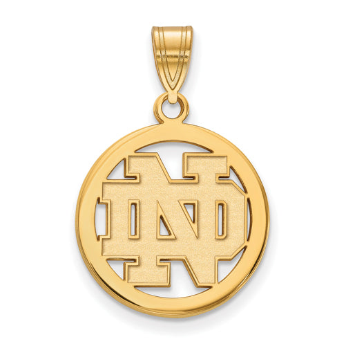 SS GP University of Notre Dame Sm Pendant in Circle