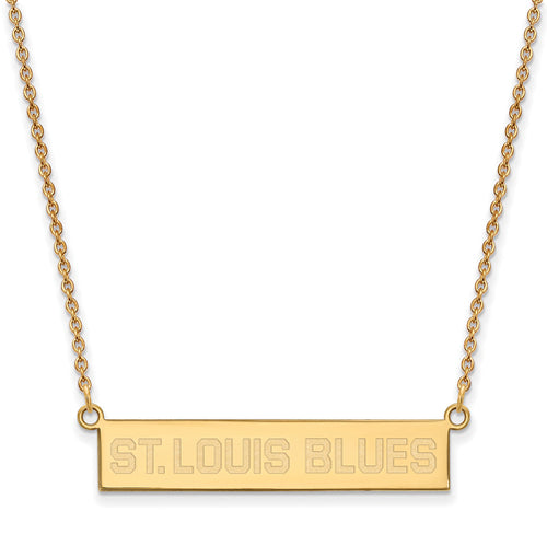 SS GP St. Louis Blues Small Bar Necklace