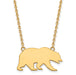 10ky Univ of California Berkeley Bear Large Pendant w/Necklace