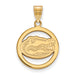 SS w/GP University of Florida Med Pendant in Circle