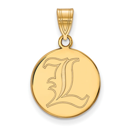 10ky University of Louisville Medium Disc Pendant