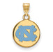 GP University of North Carolina Small Enamel NC Logo Disc Pendant