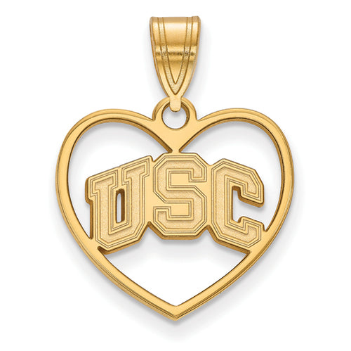 GP Univ of Southern California Pendant in Heart