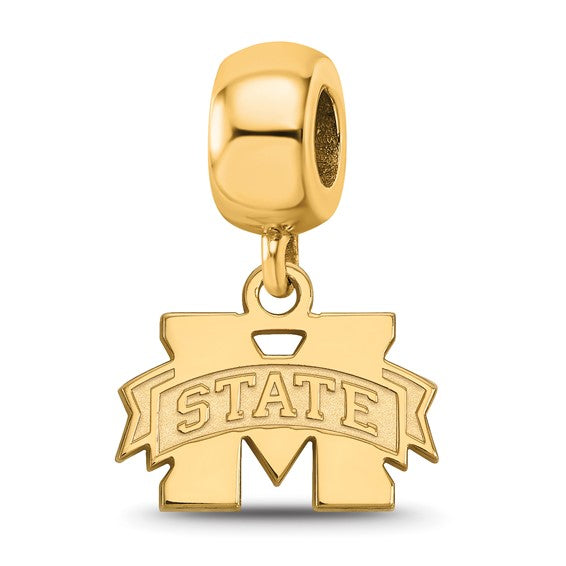 SS w/GP Mississippi State University XS Dangle Bead M w/ STATE Charm