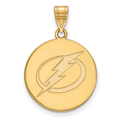 10ky NHL Tampa Bay Lightning Large Disc Pendant