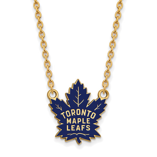 SS w/GP NHL Toronto Maple Leafs Lg Enl Pend w/Necklace