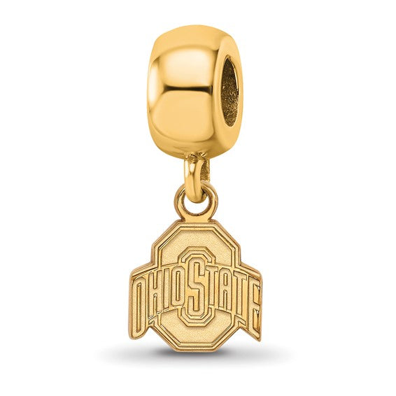 SS w/GP The Ohio State University Extra Small Dangle Bead Charm