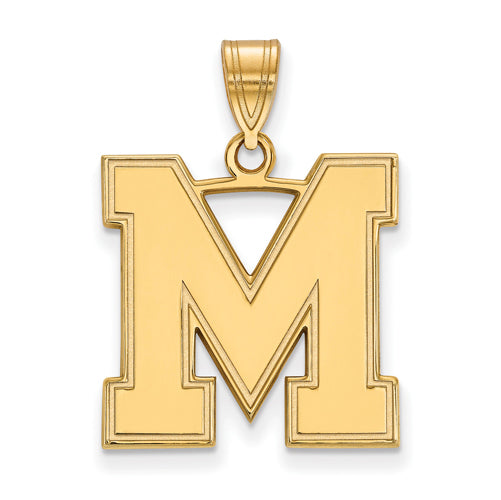 10ky University of Memphis M Large Pendant