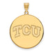 10ky Texas Christian University XL TCU Disc Pendant