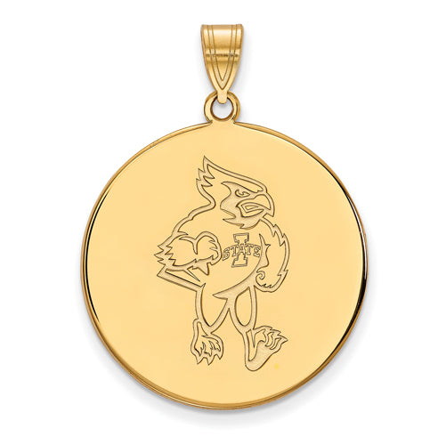 10ky Iowa State University XL "Cy the Cardinal" Pendant