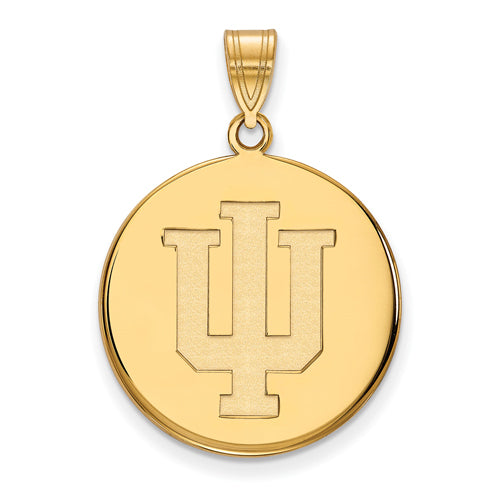 10ky Indiana University Large Disc Pendant