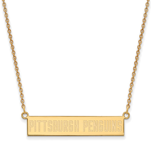 SS GP Pittsburh Penguins Small Bar Necklace