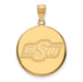 10ky Oklahoma State University Large Disc Pendant