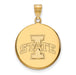 10ky Iowa State University Large Disc Pendant