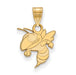 14ky Georgia Institute of Technology Small Yellow Jacket Pendant