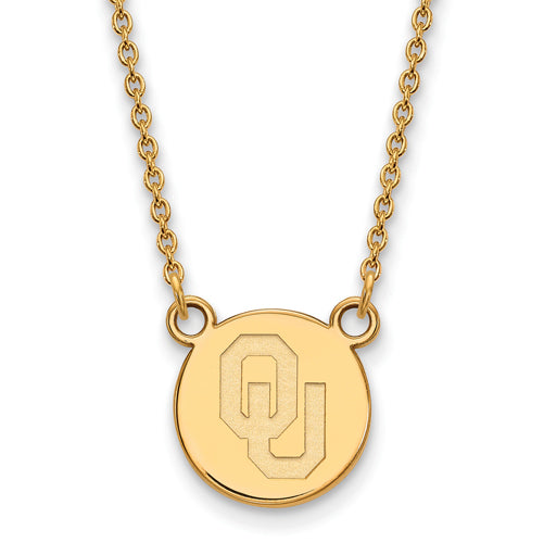 SS w/GP Oklahoma Small Disc w/Necklace