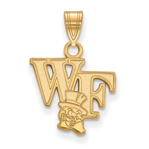 10ky Wake Forest University Small WF w/deacon Pendant