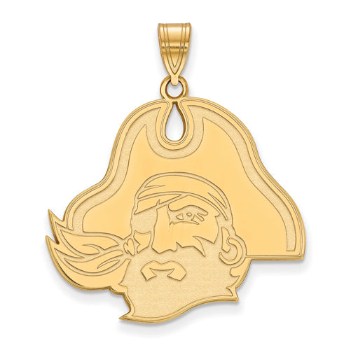 14ky East Carolina University XL Pirate Head Pendant