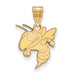 10ky Georgia Institute of Technology Medium Yellow Jacket Pendant