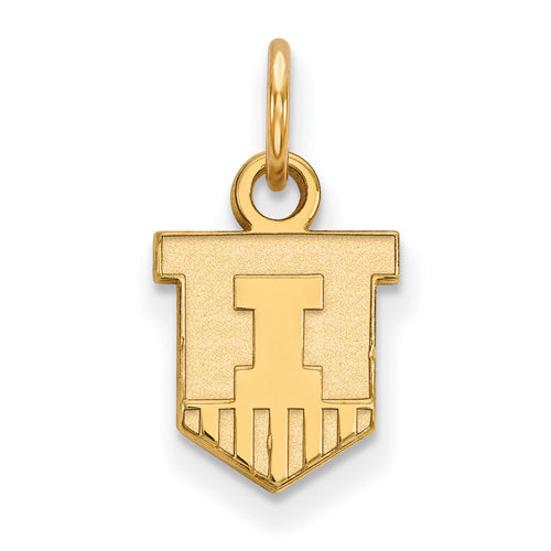 14ky University of Illinois XS Victory Badge Pendant