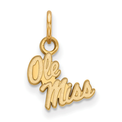 14ky University  of Mississippi XS Script Ole Miss Pendant
