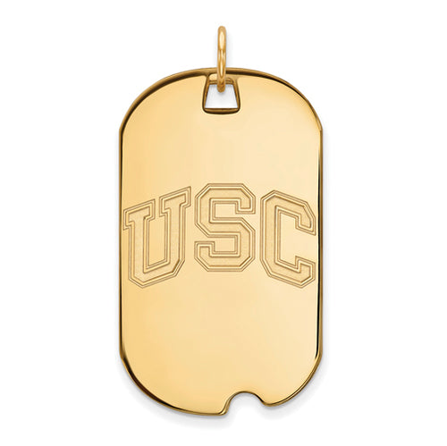 14ky Univ of Southern California Large Dog Tag