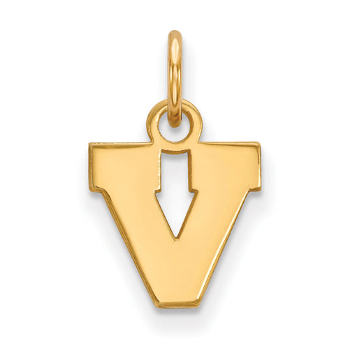 10ky University of Virginia XS V Logo Pendant