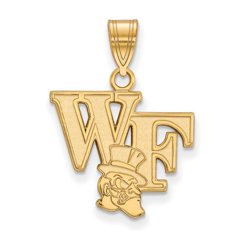 10ky Wake Forest University Medium WF w/deacon Pendant