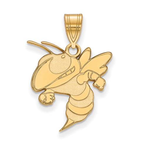 10ky Georgia Institute of Technology Large Yellow Jacket Pendant