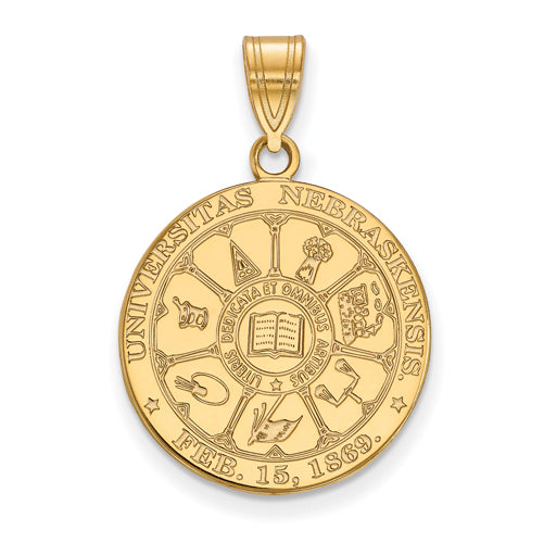 SS w/GP University of Nebraska Large Crest