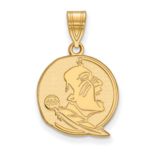 10ky Florida State University Medium Seminole Pendant