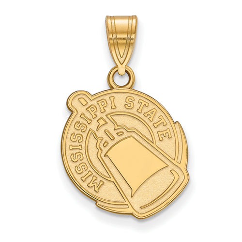 SS w/GP Mississippi State University Medium Cheer Pendant
