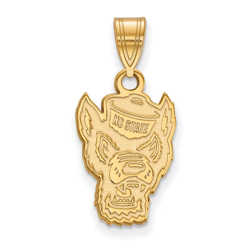 14ky North Carolina State University Medium Wolfpack Pendant