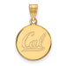 14ky University of California Berkeley Medium Disc Pendant