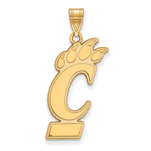 14ky University of Cincinnati XL Bearcats Logo Pendant
