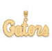 SS w/GP University of Florida Medium "GATORS" Pendant