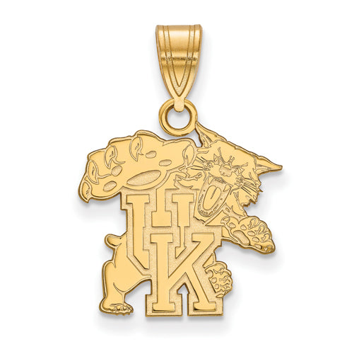SS w/GP University of Kentucky Medium Logo Pendant