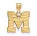 10ky University of Memphis M Tiger Skin Small Pendant
