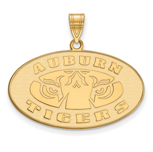 SS w/GP Auburn University Large Pendant