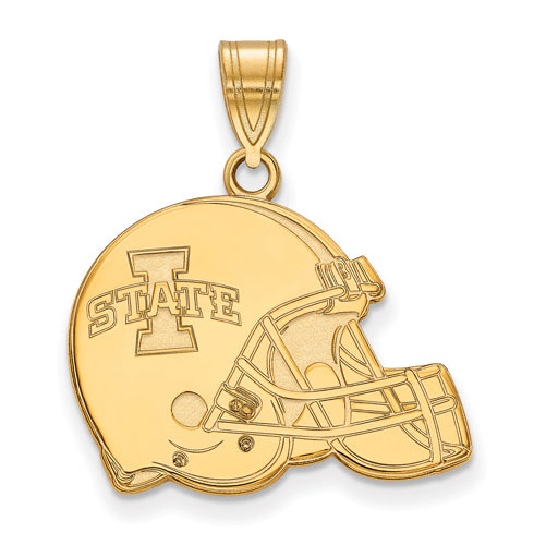 SS w/GP Iowa State University Football Helmet Pendant