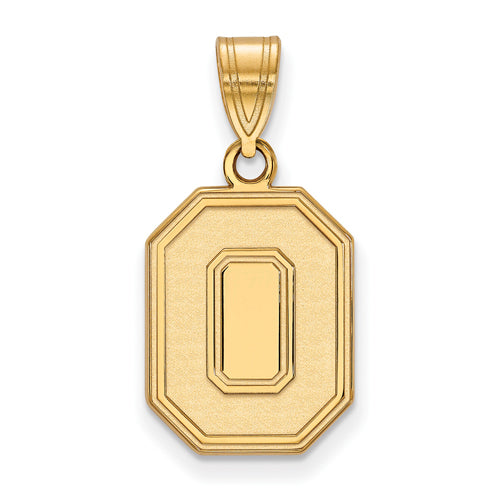 10ky Ohio State U Medium Athletic "O" Pendant