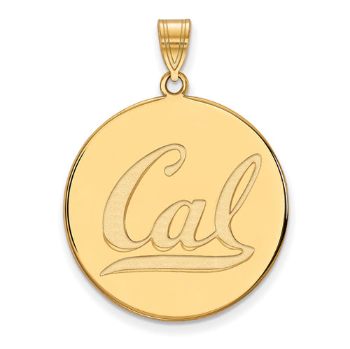 14ky Univ of California Berkeley XL Disc Pendant