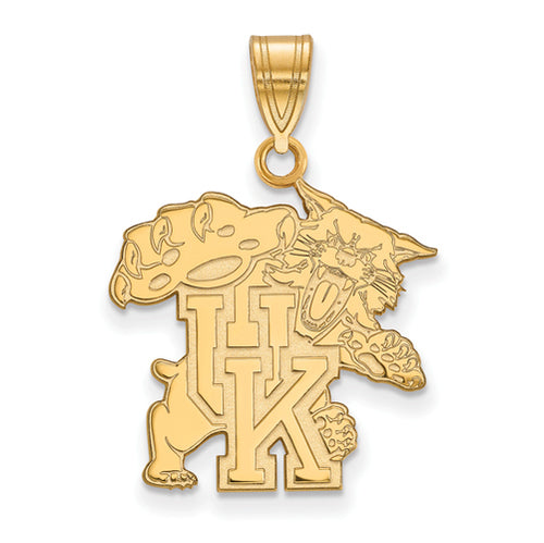 SS w/GP University of Kentucky Large Logo Pendant