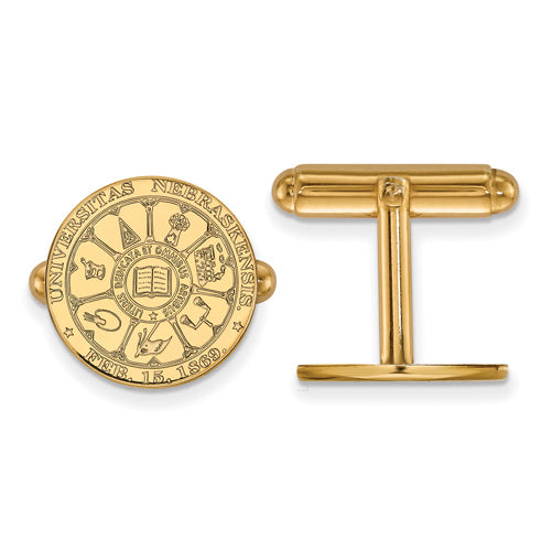 14ky University of Nebraska Crest Cuff Links