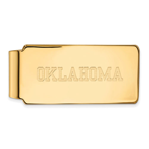 SS w/GP University of Oklahoma "OKLAHOMA" Money Clip