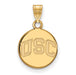 14ky Univ of Southern California Small Disc Pendant
