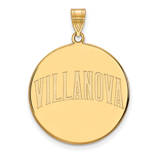 10ky Villanova University XL "VILLANOVA" Disc Pendant