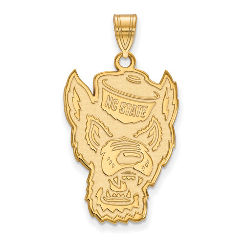 SS w/GP North Carolina State University XL Wolfpack Pendant