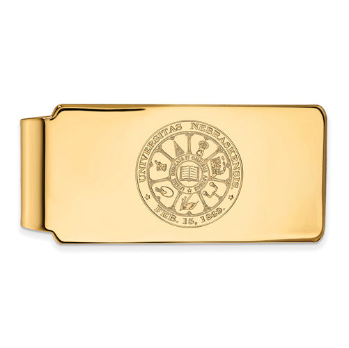 14ky University of Nebraska Money Clip Crest