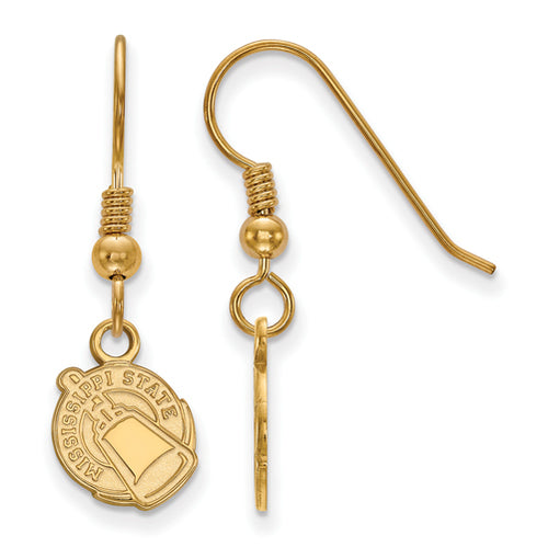 SS w/GP Mississippi State University XS Cheer Dangle Earring